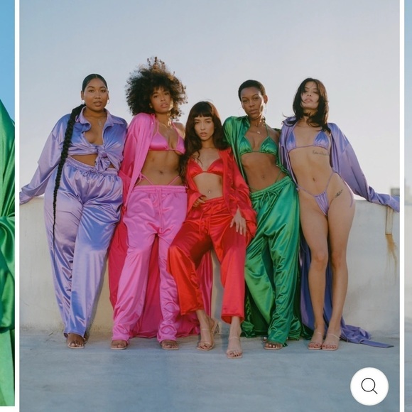 Laina Rauma Top Small XS lavender satin Club Bed Top button down blouse - Picture 5 of 12